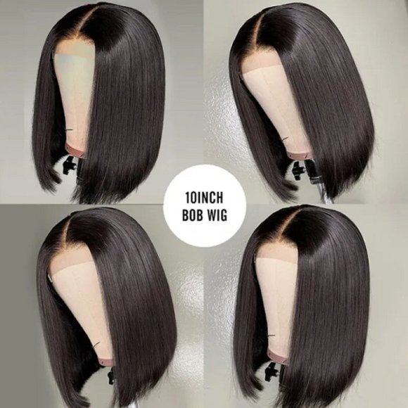 Short Bob Closure Wigs - Picture 2 of 5